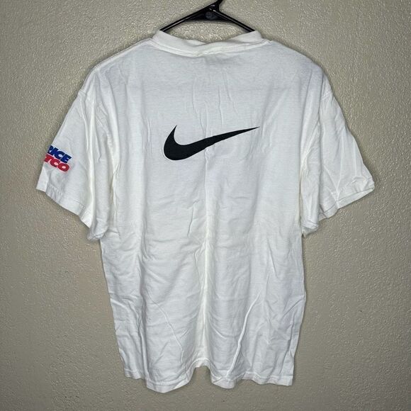 Vintage Nike Seattle Sonics Seafirst Jammin Hoops Camp T Shirt Made In USA Mediu - Picture 4 of 6